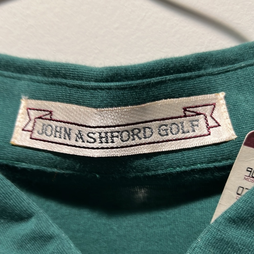 XL John Ashford Golf ⛳️ new with tags old school vintage retro golf shirt - Picture 4 of 8